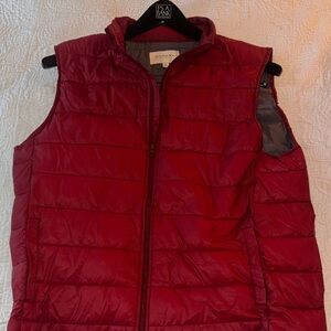 Sonoma Cherry Red Quilted Vest